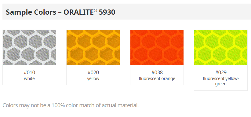 ORALITE® 5930 Prismatic Construction Grade